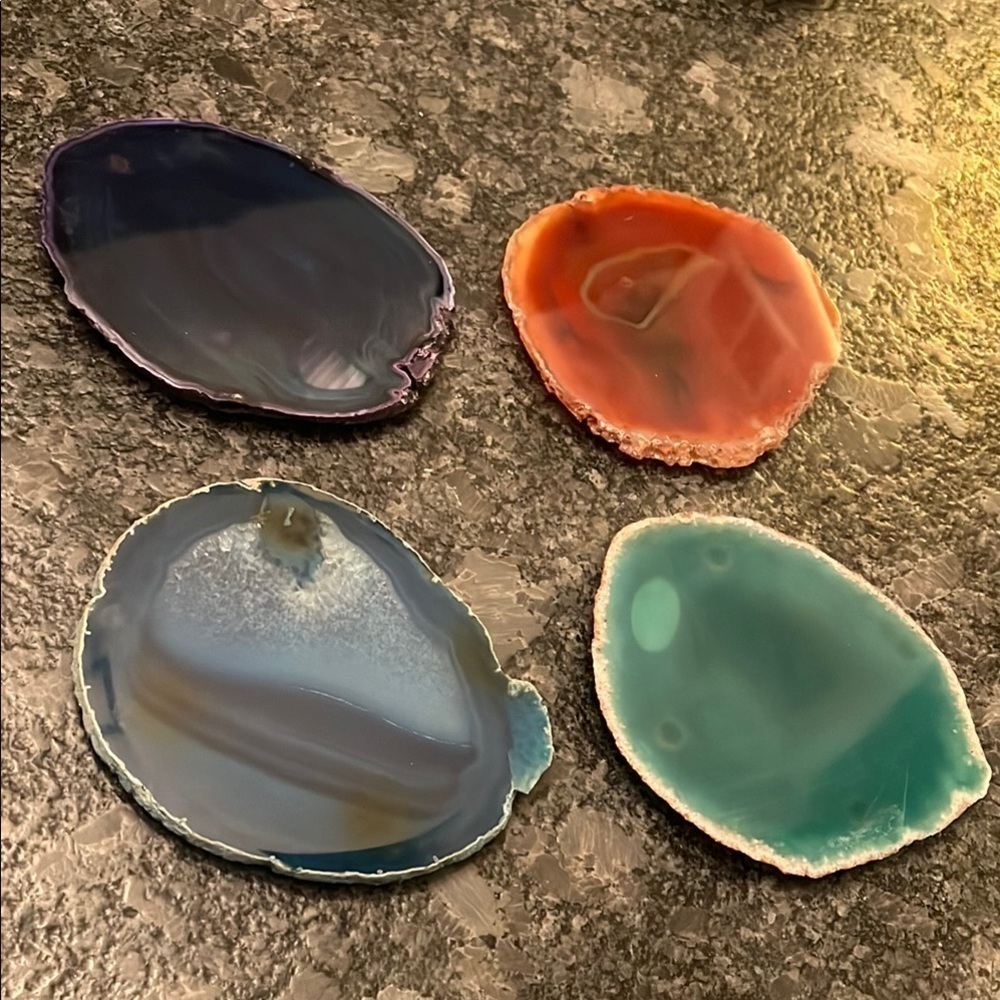 Rab Labs Set of 4 Agate Coasters